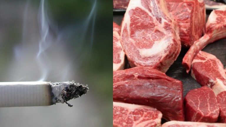 Cómo el cigarro y las carnes procesadas pueden generar cáncer