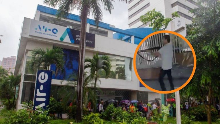 VIDEO: Hombre amenaza con escopeta a operarios