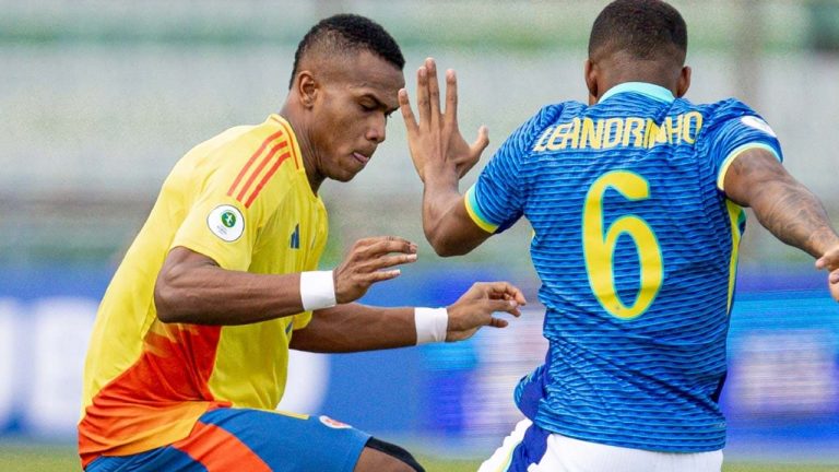 Colombia pierde el invicto ante Brasil