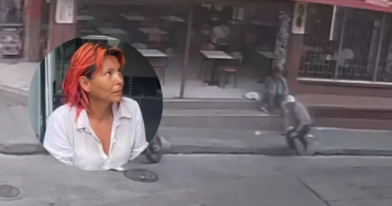 Muere adulto mayor empujado por mujer