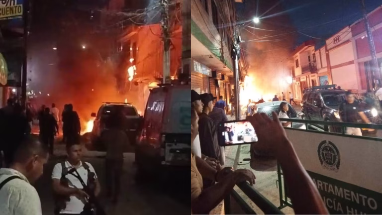 Video revela explosión en la plata Huila