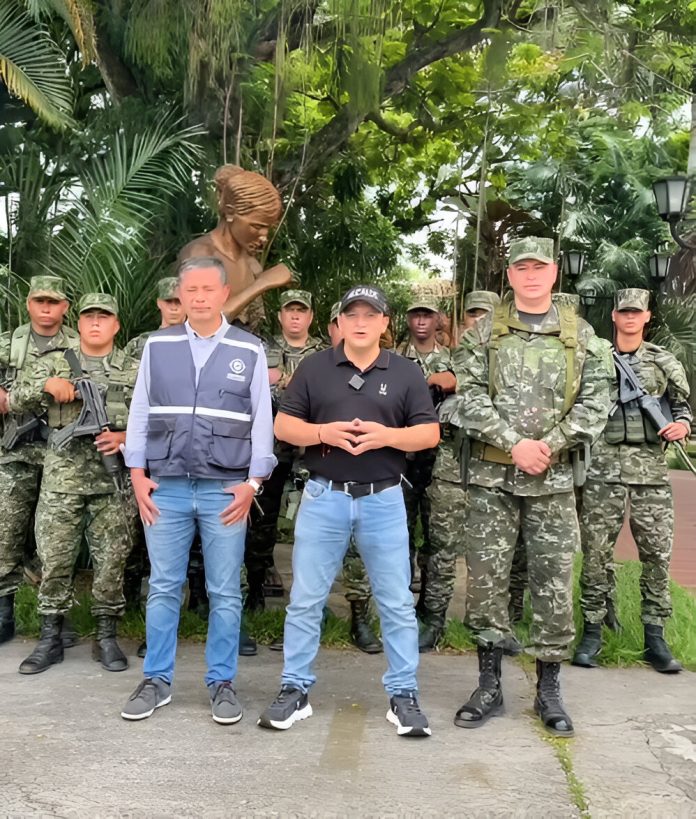 Operativo de seguridad tras aparición de panfletos en ciudad