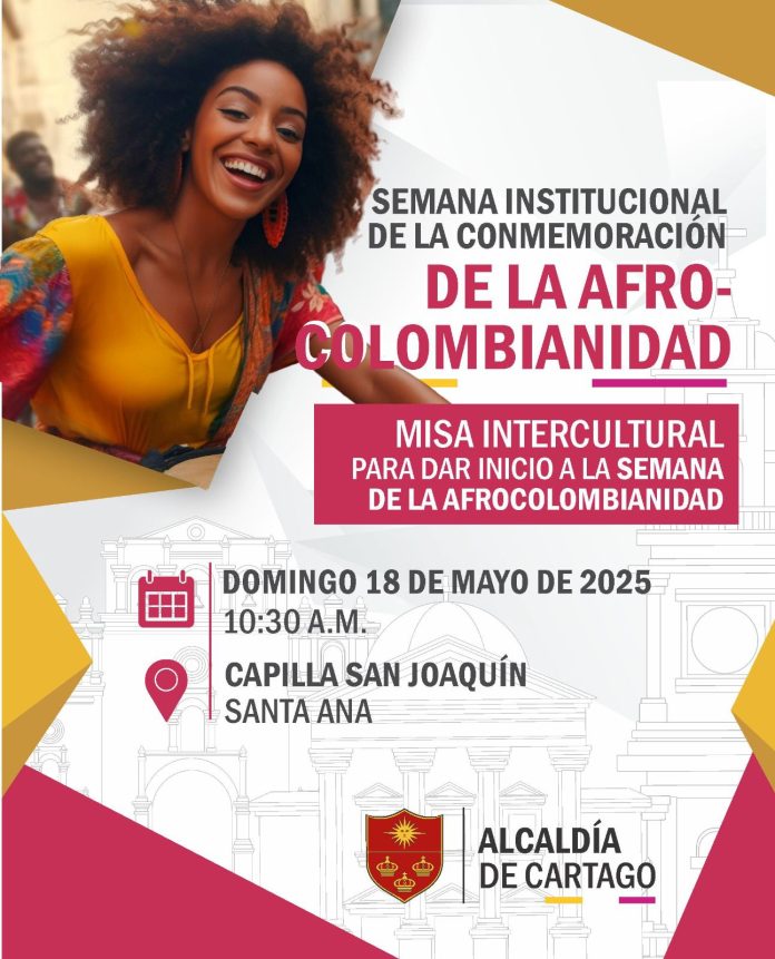 Mujer sonriente representa la alegría de la Semana de la Afrocolombianidad.