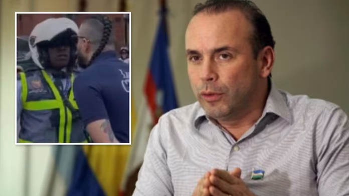 Agresión a agente de tránsito fue registrada en video