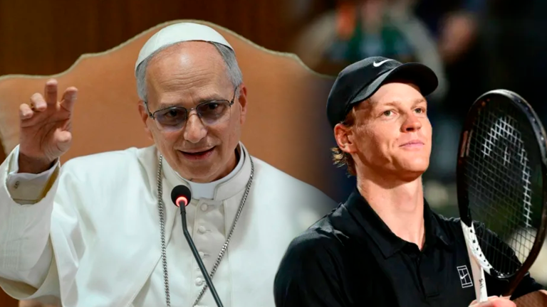 Papa León XIV acepta partido benéfico de tenis con condición sobre Jannik Sinner