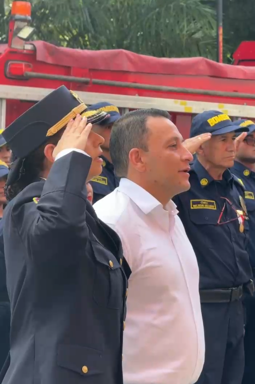 Reconocimiento al Cuerpo de Bomberos de Cartago