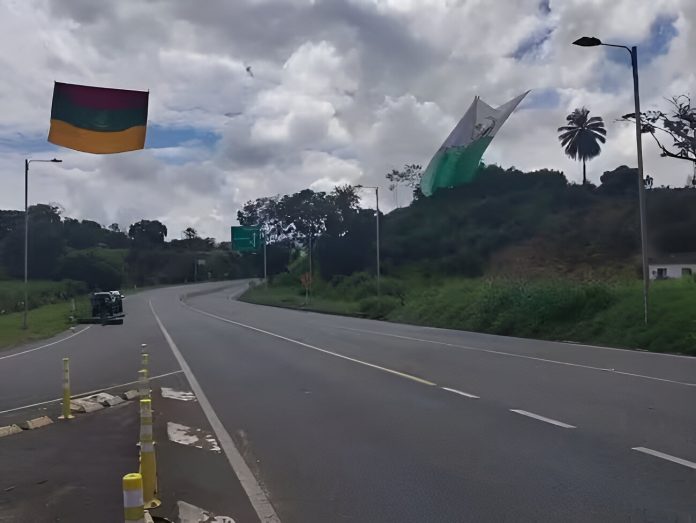 Manifestación pacífica tras bloqueos indígenas en Risaralda