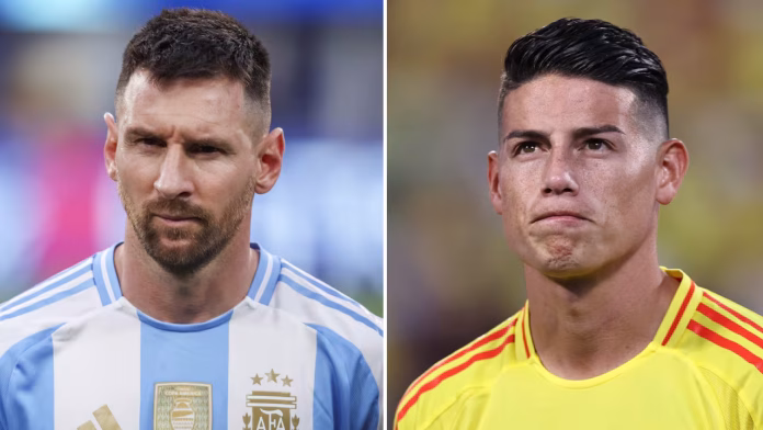 Hinchas preocupados por el partido Argentina Vs Colombia en Buenos Aires