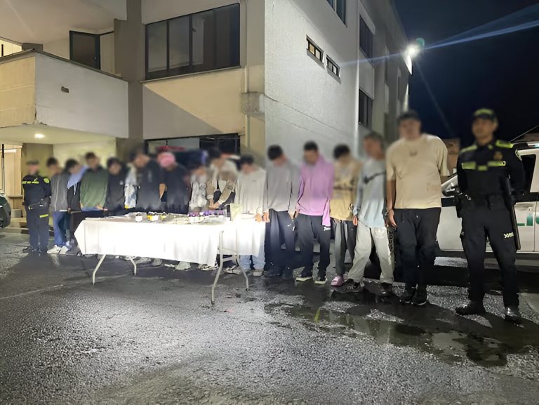 Red de tucibí descubierta en Dosquebradas