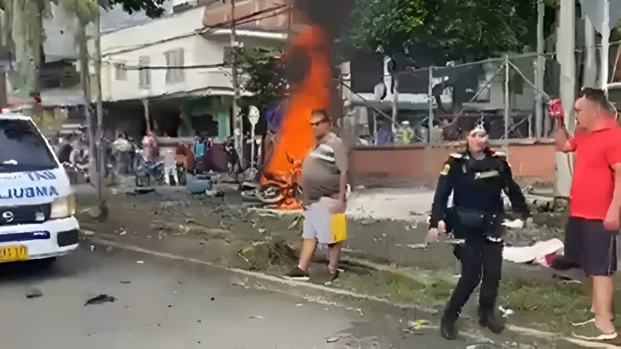 Ambulancias y personal médico responden a emergencia por orden público en Cali
