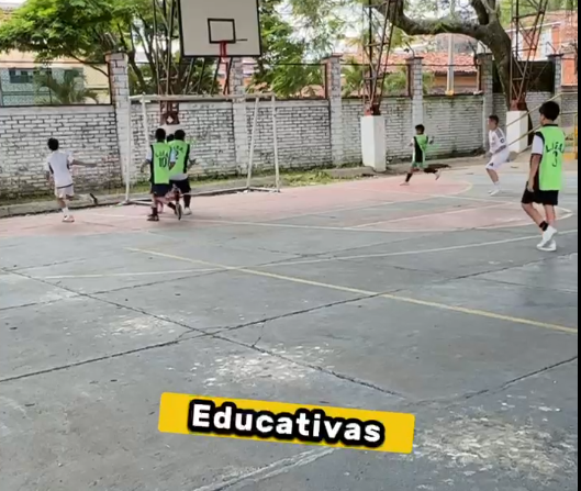 Cuadrangular interescolar académico fomentando el deporte en estudiantes