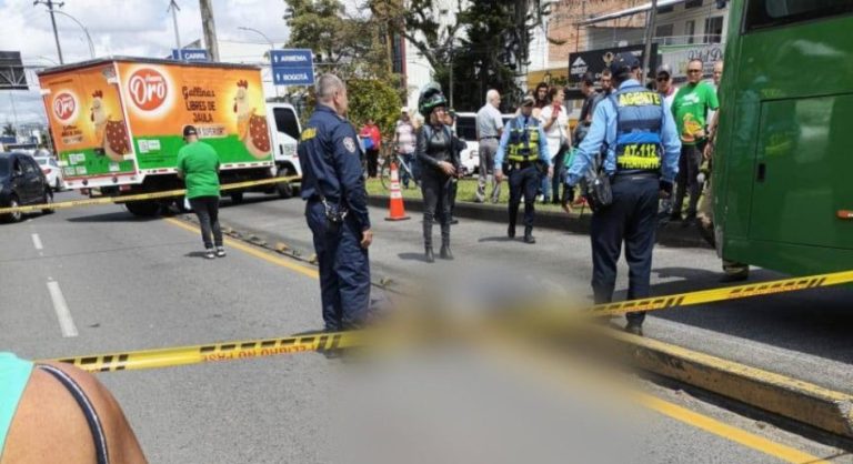 Mujer fallece tras ser atropellada por Megabús en Dosquebradas