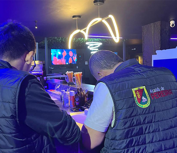 Funcionarios realizan control de ruido en Pereira y Dosquebradas
