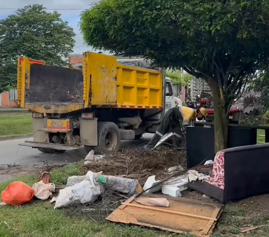 Jornada de limpieza de zonas verdes en Los Rosales