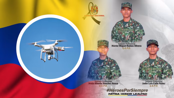 Ataque con drones afecta unidad del Ejército en operación rural
