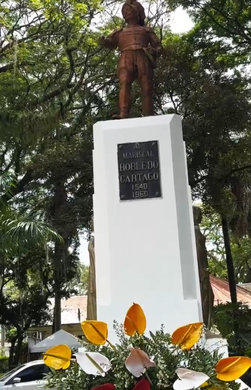 Actos protocolarios en Cartago 485 años