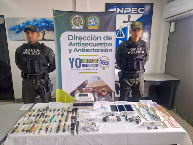Descubren lista durante operativo en cárcel La 40 de Pereira