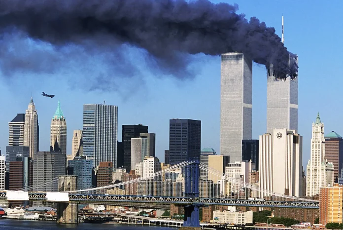 as Torres Gemelas conmemoración aniversario histórico en Nueva York.
