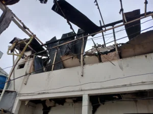Incendio en inquilinato de Armenia deja familias en la calle.