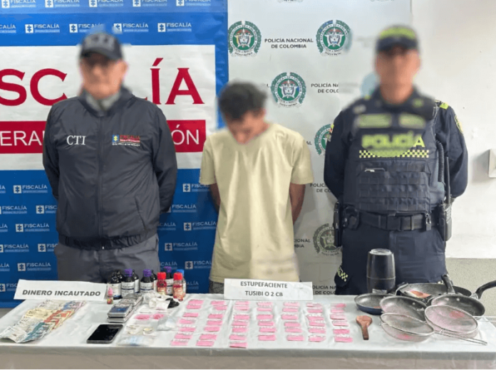 Laboratorio de tusi desmantelado en La Virginia durante operativo de la Sijín y el CTI.