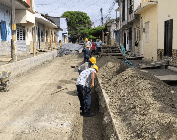 Obras que transforman a Cartago avanzan con fuerza en la carrera 6 y el bulevar calle 5