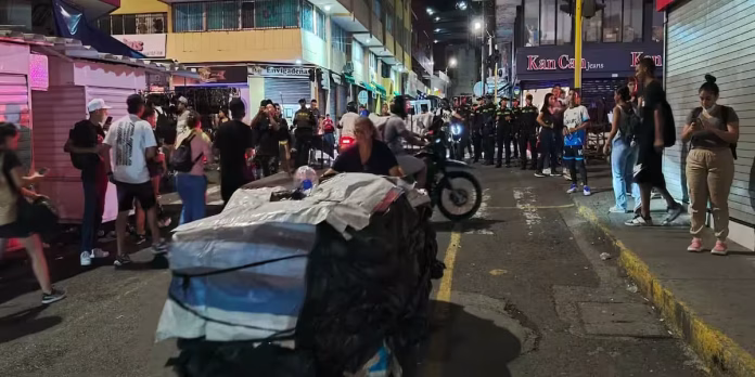 ndagan origen de disturbios tras operativo con presencia institucional en un corredor comercial