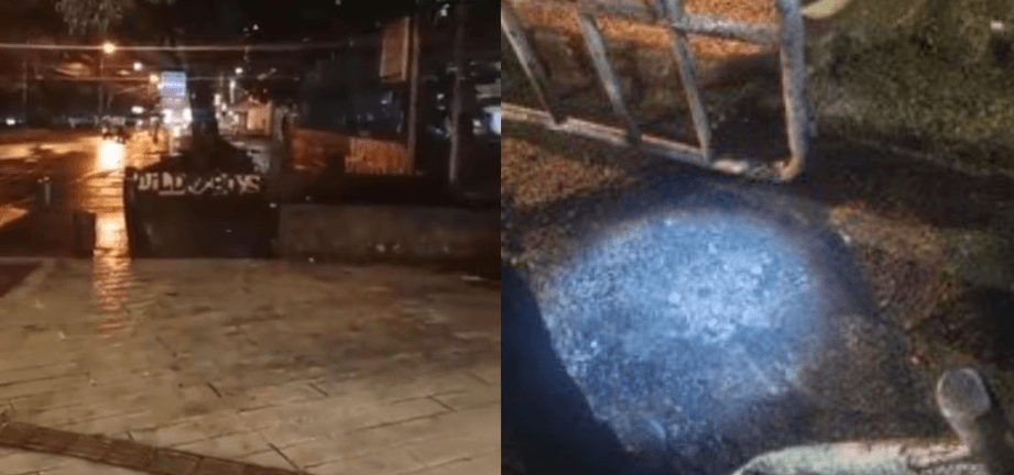 Operativo de emergencia tras explosión frente a la estación Los Mangos