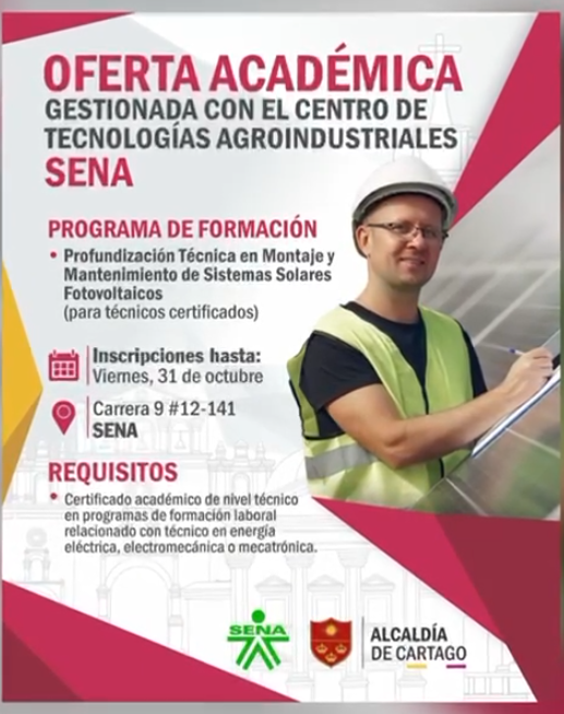 Cartago fortalece su educación con apoyo del SENA