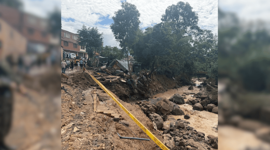 Emergencia activa en el área donde equipos oficiales verifican los daños ocasionados por la creciente súbita.