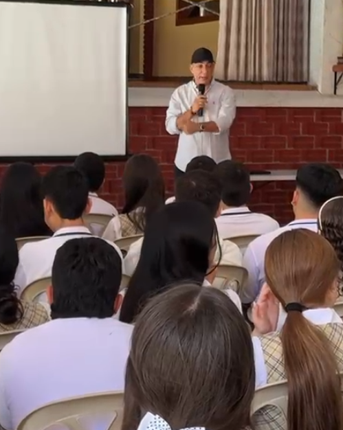 Estudiantes participan en jornada de educación vial en los colegios de Cartago