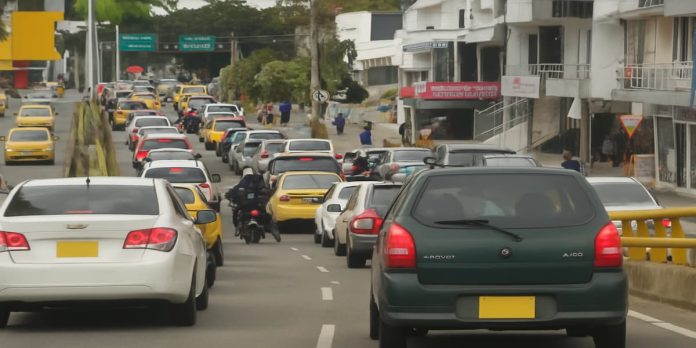 Escenario de movilidad urbana en Armenia asociado al Pico y Placa.