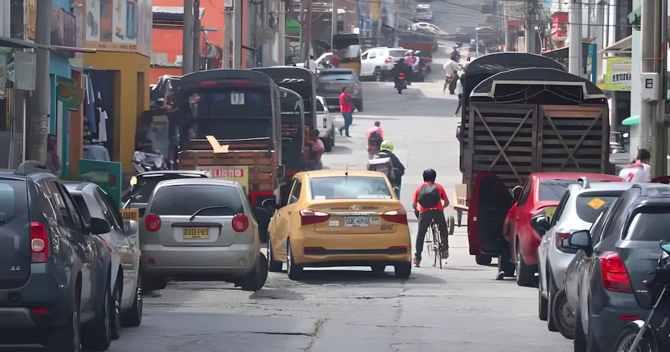 Escenario vial en Armenia relacionado con el Pico y Placa.