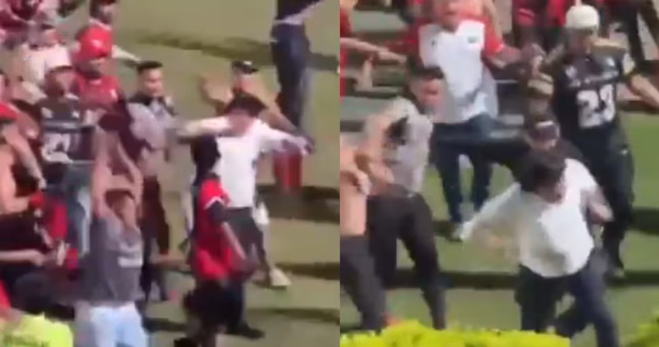 Hinchas ingresan al campo y generan un incidente que obliga a reforzar la seguridad en el estadio General Santander.