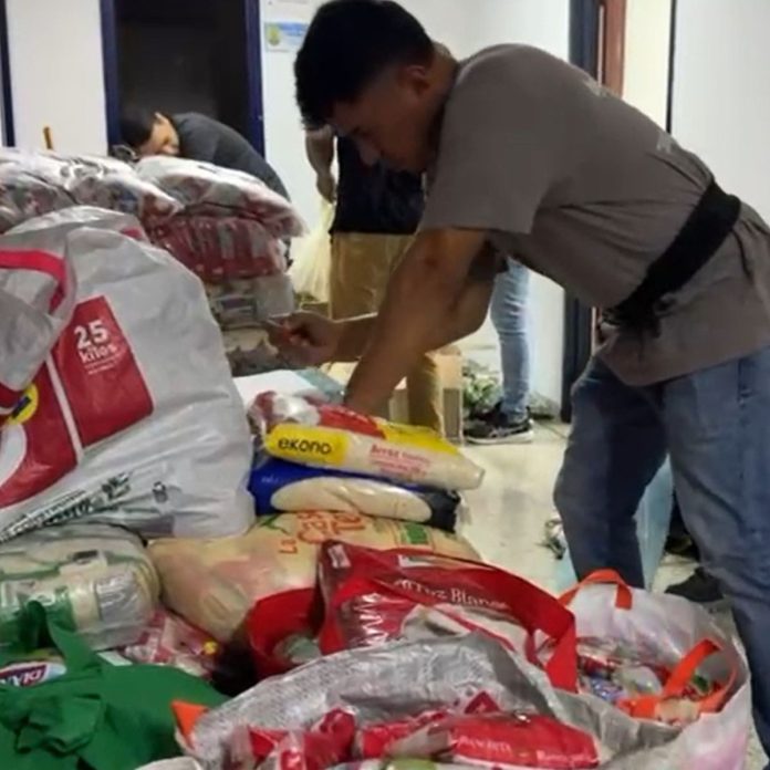 El Valle moviliza siete toneladas de ayudas humanitarias recolectadas en la Gran Donatón