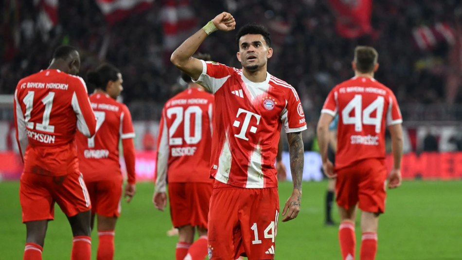 Lucho Díaz ingresa como suplente y tiene impacto inmediato con el Bayern Múnich