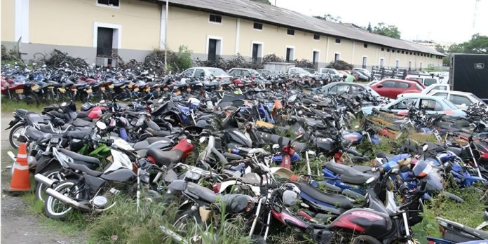 Secretaría de Tránsito de Armenia revela retiro masivo de motos en patios