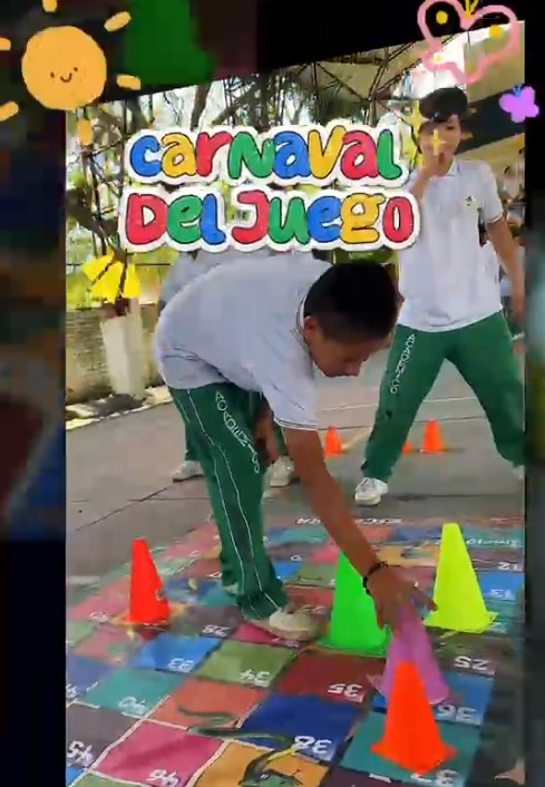 Instituciones educativas promueven juegos tradicionales con niños en jornada escolar