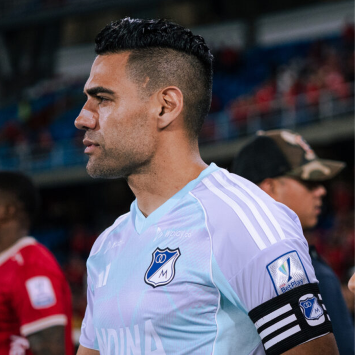 Millonarios confirma lesión de Falcao tras golpe en partido