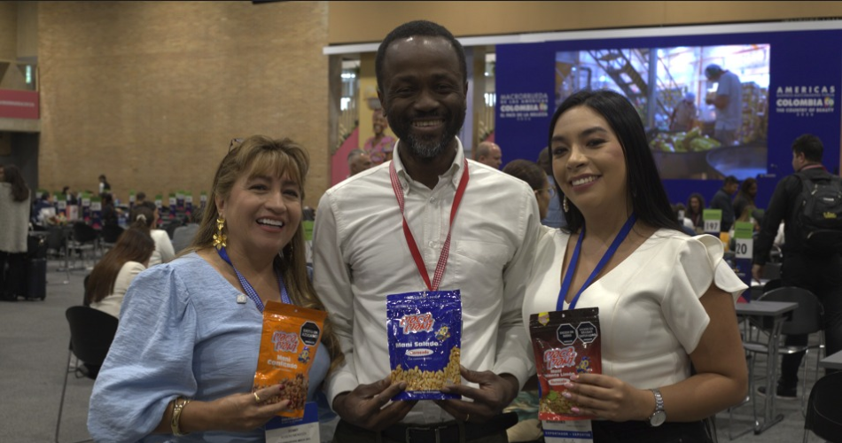 Emprendedores del Valle en encuentros comerciales durante Macrorrueda 2026 en Bogotá