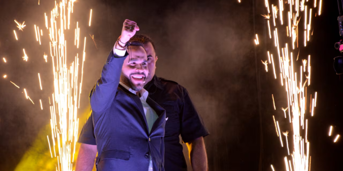 belardo De La Espriella agitó cierre político en Cali durante mitin regional