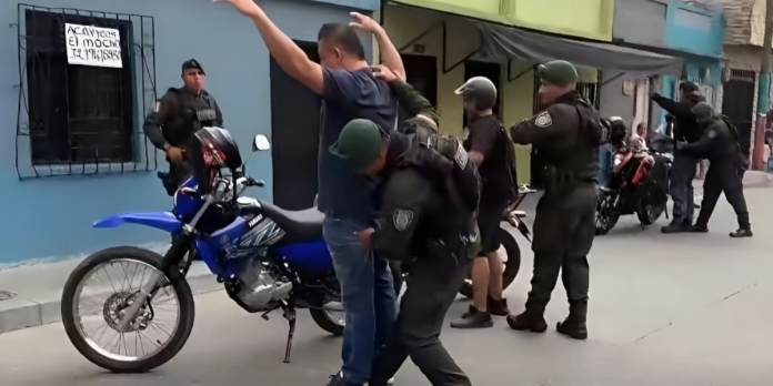 Operativos presionan estructuras ilegales durante despliegue policial en La Virginia