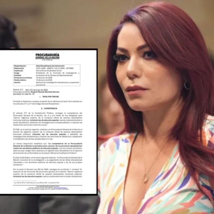 Procuraduría suspende a Gloria Arizabaleta por caso Petro