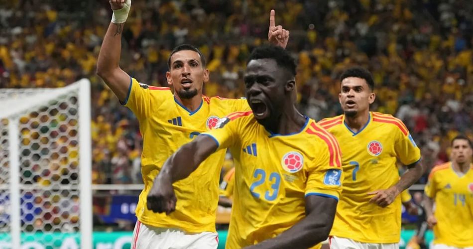 Jugadores de Colombia y Portugal durante la previa del partido que definirá el primer lugar del grupo K en el Mundial 2026.