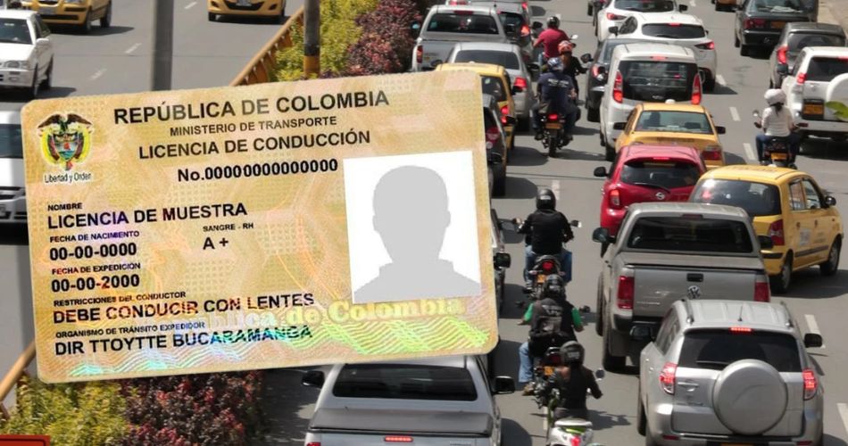 Varias licencias de conducción colombianas ilustran la iniciativa que propone un sistema de puntos para los conductores.