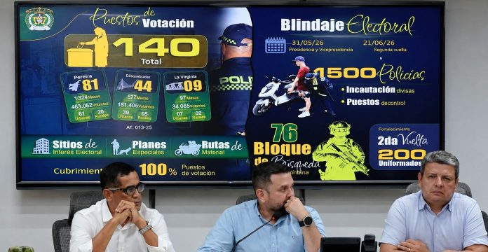 Recompensa en Risaralda busca frenar hechos tras elecciones presidenciales