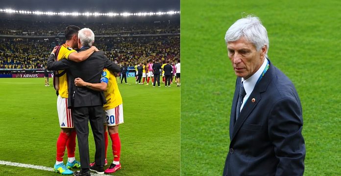 Pékerman reaparece y emociona a James y Quintero tras la clasificación