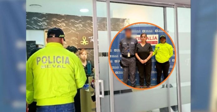 Captura de fisioterapeuta por lesiones en procedimientos estéticos en Medellín