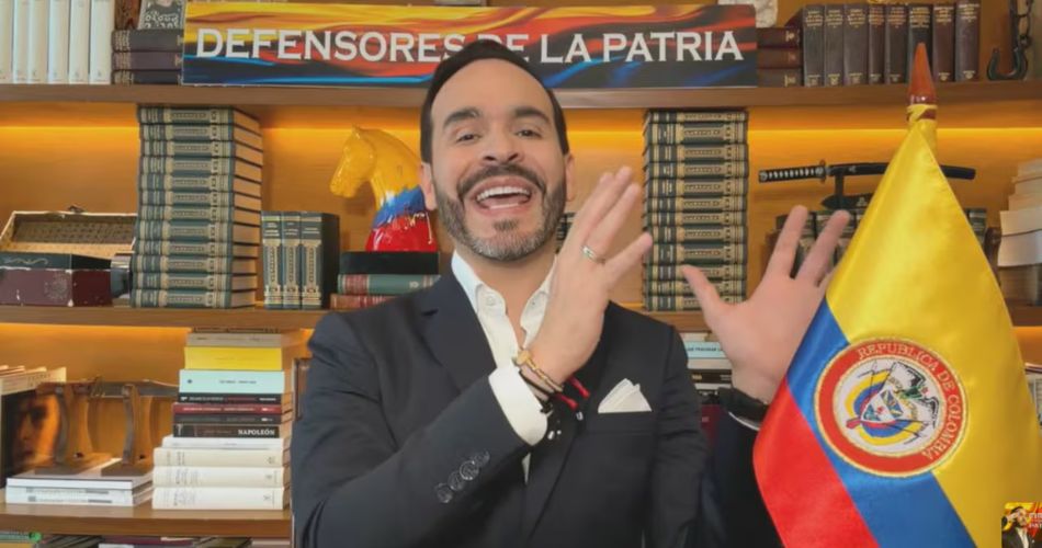 Abelardo De la Espriella durante su segunda alocución como presidente electo, en la que anunció las primeras medidas de su próximo gobierno.