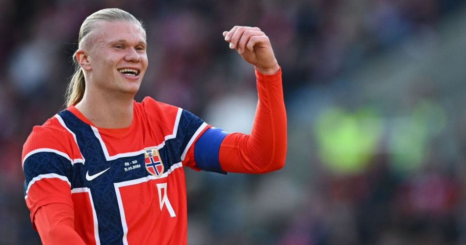 Erling Haaland celebra una acción con la selección de Noruega durante un partido del Mundial 2026, donde se consolidó como uno de los máximos goleadores del torneo.