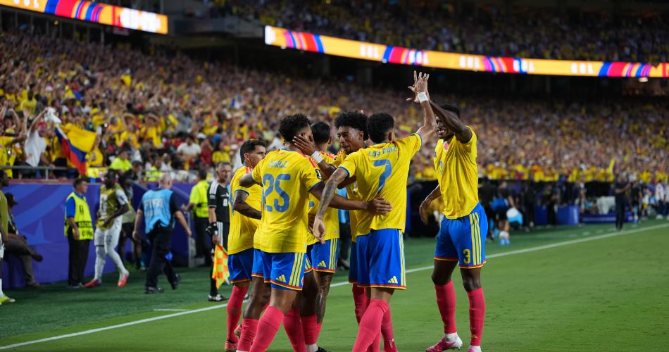 Jugadores de la Selección Colombia durante un partido previo al encuentro frente a Suiza por los octavos de final del Mundial 2026.